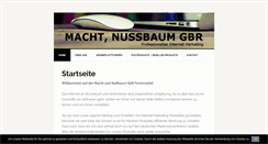 Desktop Screenshot of machtundnussbaumgbr.de